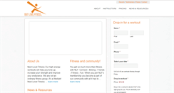 Desktop Screenshot of next-levelfitness.com
